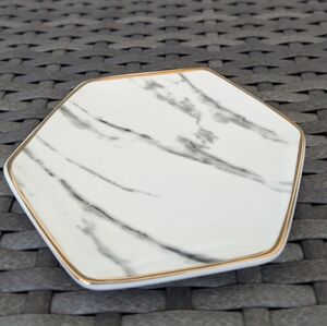 Marble Patterned Trinket Dish